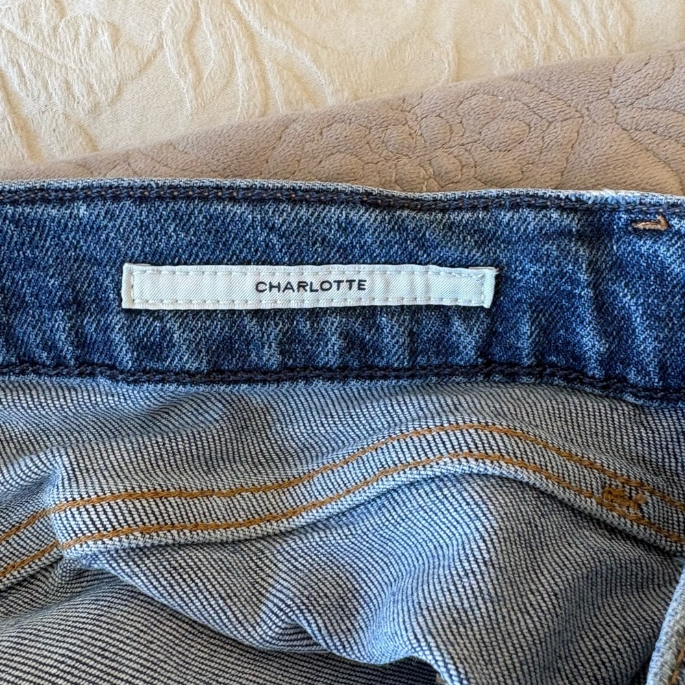 Citizens Of Humanity Deep Blue Cropped Jeans - Picture 5 of 6